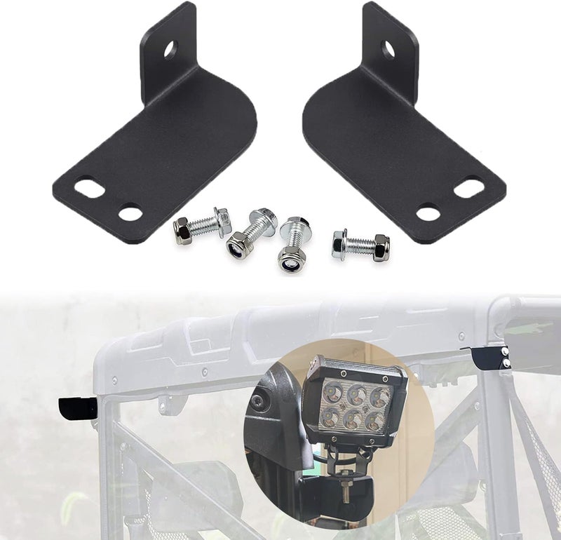 DarSeity Ranger Backup Light Bracket, Roll Cage of Rear Roof Pillar Reverse Light Pod Mount Compatible with Polaris Ranger 570 800 900 1000 XP Crew Full Size 2013-2024 - Image 1